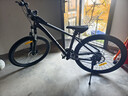 喜德盛山地自行车黑客380避震前叉21速禧玛诺变速X6铝合金车架通勤代步 黑/灰色（25款） 15.5寸（建议身高150-165cm） 实拍图