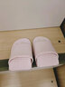 洁丽雅折叠旅行拖鞋女夏便携式浴室洗澡防滑游泳酒店出差一次性凉拖鞋男 粉色 【1.0 经典款｜店长力荐】 36 -38(标准码) 实拍图