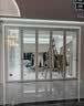 京诚恒达重型折叠门推拉门折叠窗铝合金断桥铝铝美铝合金铝包木实木折叠门 1.2厚普通铝合金折叠门 实拍图