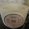 美的（Midea）电炖锅1-2人电炖盅隔水炖锅家用燕窝炖盅陶瓷炖汤盅电炖锅婴儿辅食小炖锅煲汤电炖锅电砂锅煲汤锅 1L 【1L=3碗 升级带蒸笼】DZE1068 实拍图