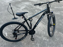 千里达（TRINX）M985ELITE山地自行车禧玛诺21速油压碟刹学生成人通勤上班单车 玄武黑- 21速 27.5*17寸 推荐:170-190cm左右 实拍图