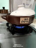 康舒砂锅家用耐高温干烧不裂火锅煲煲汤煲炖锅燃气灶专用商用陶瓷沙锅 棕米耐热干烧锅2.-4人 2500ml 实拍图