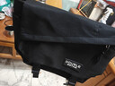 双星（doublestar）斜挎包男单肩包女韩版大容量邮差包休闲运动简约百搭学生上课包 黑色【材质升级/防水防刮】 实拍图