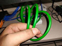 绿联七类纯铜网线 CAT7类万兆屏蔽网络连接线  rog家用电脑宽带兼容2.5g 游戏电竞成品跳线0.5米11229 实拍图