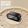 纽曼BT511蓝牙音箱电子智能闹钟时钟家用桌面迷你便携式低音炮收款喇叭 黑色 实拍图