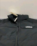 adidas通勤羽绒服 休闲长款鸭绒男女秋冬阿迪达斯官方轻运动   黑色   2XL 实拍图