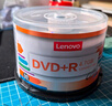 联想（Lenovo）DVD+R 光盘/刻录盘 16速4.7GB 办公系列 桶装50片 空白光盘 实拍图