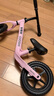酷骑儿童平衡车1-5岁宝宝滑步车10寸轻便车身初学者S2樱霞粉 酷奇 实拍图