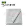 宜家（IKEA）VITMOSSA威特摩萨简约休闲毯子午睡办公室沙发用毛绒盖毯 灰色休闲毯 其他 实拍图