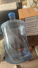 拜杰纯净水桶 食品级PC桶装水定制防滚水桶 矿泉水桶饮水机茶台吧机饮茶水桶 蓝色7.5L 实拍图
