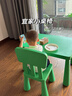 宜家（IKEA）MAMMUT玛莫特儿童桌学习绘画小桌子学生家用幼儿园餐桌 亮绿色儿童桌77x55cm 实拍图