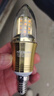 雷士（NVC）E14螺口LED灯泡超亮尖泡 9瓦家用大功率光源节能灯三档调色5只装 实拍图