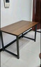 超·奈（CHAONAI）【顺丰到家】电脑桌家用台式简约办公卧室小户型学习桌简易书桌子 【单桌25MM厚桌面】黑架+古橡木 长180CM宽80CM高75CM 实拍图