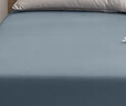 京东京造 60支长绒棉磨毛床笠 A类加厚纯棉床罩床垫保护套 1.5米床 灰蓝 实拍图