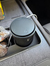 3W车载杯架纸巾筒创意车内卫生抽纸盒轻奢高级圆筒垃圾桶杂物收纳盒 【杯架款】垃圾桶/配垃圾袋 实拍图