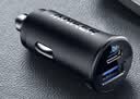 【适配苹果15-16】ANKER安克车载充电器30W+ C-C环保编织快充数据线100W1m 黑 实拍图