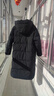 鸭鸭（YAYA）王一博同款冰壳系列户外极寒羽绒服男士新款长款情侣加厚女外套 青光黑色【现货速发】 S /165(建议90-115斤) 实拍图