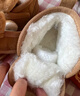 巴拉巴拉儿童雪地靴男宝女宝棉靴加厚加绒短靴2024新冬季靴子208424141241 实拍图