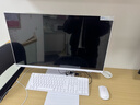 联想来酷 Lecoo一体台式机电脑27英寸(AMD R7-H255 16GB内存 512GB SSD 无线键鼠正版Win11) 白 实拍图