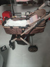 安吉宝贝婴儿推车可坐可躺婴儿车轻便折叠新生儿减震高景观双向儿童手推车 轻奢香槟金【一键收车+四轮EVA】 实拍图