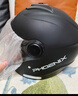 凤凰（Phoenix）新国标A类3C认证电动车摩托车头盔双镜片防雾防风保暖哑黑 男女四季通用电瓶车3/4半盔冬季安全帽 实拍图