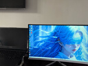 华顷RQG系列显示器  4K 2K 165Hz液晶电脑电竞显示器 300HZ带鱼屏  1ms 广色域 显示屏 27英寸/2K180HZ/IPS/曲白/3A游戏 游戏办公 实拍图