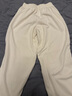 优衣库女装运动宽腿裤/阔腿裤宽松卫裤25秋冬新款479620 01 乳白色 S /155/64A 实拍图