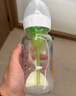 布朗博士进口玻璃奶瓶 6-9月宝宝防胀气防呛奶 宽口奶瓶270ml 欧盟版 实拍图