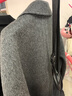 伊芙丽蒋欣代言【镇店爆款】驼绒桑蚕丝高级双面毛呢外套羊毛大衣女冬季 暗灰 预售 [12月31日]发 M 115-135斤 实拍图