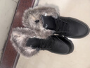 全洲狼 雪地靴男冬季新款东北棉鞋男大码抗寒防水加绒保暖轻便防滑靴子 黑色棉鞋-升级版 加绒 42 (260mm) 实拍图