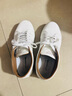 回力小白鞋男士秋冬季皮面休闲运动板鞋百搭平底款舒适潮流轻便鞋子男 白棕 40 实拍图