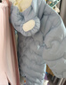 巴拉巴拉童装婴儿连体羽绒服轻薄羽绒服宝宝衣服2025冬装抱衣爬服男童女童 蓝色小熊-白鸭绒 100 cm-充绒量53g 实拍图