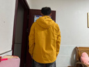 骆驼（CAMEL）三防冲锋衣户外登山服防水防风防污三合一保暖时尚运动外套 A9W214119AX，谷子黄，男 M 实拍图