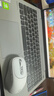 联想（Lenovo）小新无线蓝牙充电鼠标Plus月慕白 人体工学设计商务办公轻音便携 笔记本平板通用 M3单蓝牙 实拍图