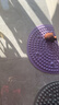 SMOOKY指压板脚底按摩脚垫穴位疏通脚心指压板仿鹅卵石圆形垫慢跑 优雅紫【圆形直径约55cm】 实拍图