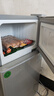 志高（CHIGO）小冰箱迷你小型家用冷藏冷冻两用宿舍出租房用双门办公室电冰箱节能省电 【一级能效】58L银色【三天约一度电】 实拍图