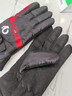 冬季男女加绒加厚电动车摩托车骑行防风寒防水防冻保暖手套户外滑雪保暖手套 【加绒加厚】炫彩红色色 实拍图