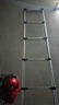 加多奇2米到8米伸缩梯加厚铝合金多功能伸缩梯家用直梯升降阁楼梯工程梯 德标伸缩直梯4.15米（圆形梯脚） 实拍图