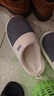 洁丽雅（Grace）棉拖鞋男士秋冬季室内防臭防滑居家保暖厚底踩屎感拖鞋男款冬天 实拍图