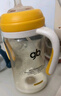 好孩子（gb）婴儿防胀气防呛奶PPSU奶瓶宝宝重力球吸管奶瓶-天使饿魔黄色 实拍图