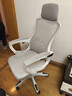 锦汐 电脑椅家用办公椅子靠背人体工学椅学习转椅老板座椅游戏电竞椅 【后躺+乳胶】白框灰网-店长推荐 实拍图