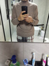 杉杉100%羊毛衫男士秋冬季保暖纯羊毛高领套头毛衣针织打底衫爸爸男装 实拍图