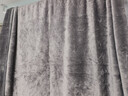 京东京造经典法兰绒毯 1150g空调毯加厚双面沙发午睡盖毯 高级灰1.5x2m 实拍图