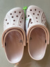 卡骆驰（CROCS）洞洞鞋贝雅男鞋女鞋轻便耐磨一脚蹬拖鞋休闲鞋|10126 裸粉-6PI 39 (240mm) 实拍图