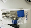 九牧（JOMOO）铜阀体全开大流量三角阀燃气热水器角阀水阀单冷加厚球阀74105 实拍图