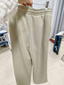 班尼路（Baleno）时尚拼接直筒裤女2026年春季新款高腰垂感藏肉舒适百搭休闲长裤 实拍图