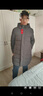 京东京造羽绒服男鸭绒加厚防寒工装面包服中长款冬外套衣服 黑色 3XL 实拍图