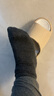 浪莎袜子男纯棉男袜抗菌全棉舒适黑色男士袜子中筒商务休闲棉袜6双装 实拍图