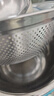 维艾（Newair）不锈钢洗菜盆沥水篮洗米筛淘米盆厨房水果篮家用沥水漏盆套装 实拍图