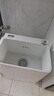 MYRTO阳台拖把池 陶瓷拖布池 洗地墩布水池槽卫生间落地式家用拖把盆 40x32x41cm 实拍图